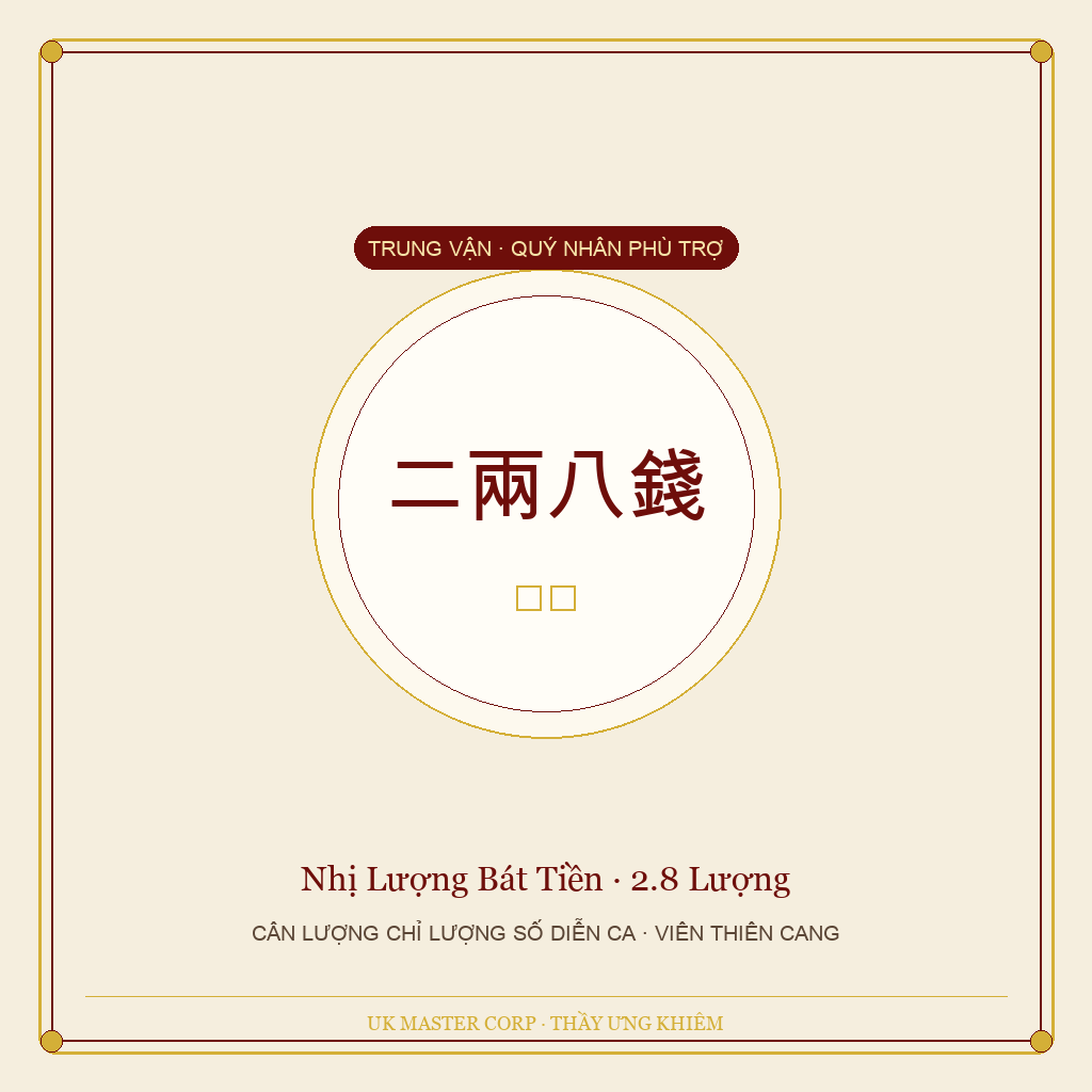 Nhị Lượng Bát Tiền - Paragraph 1