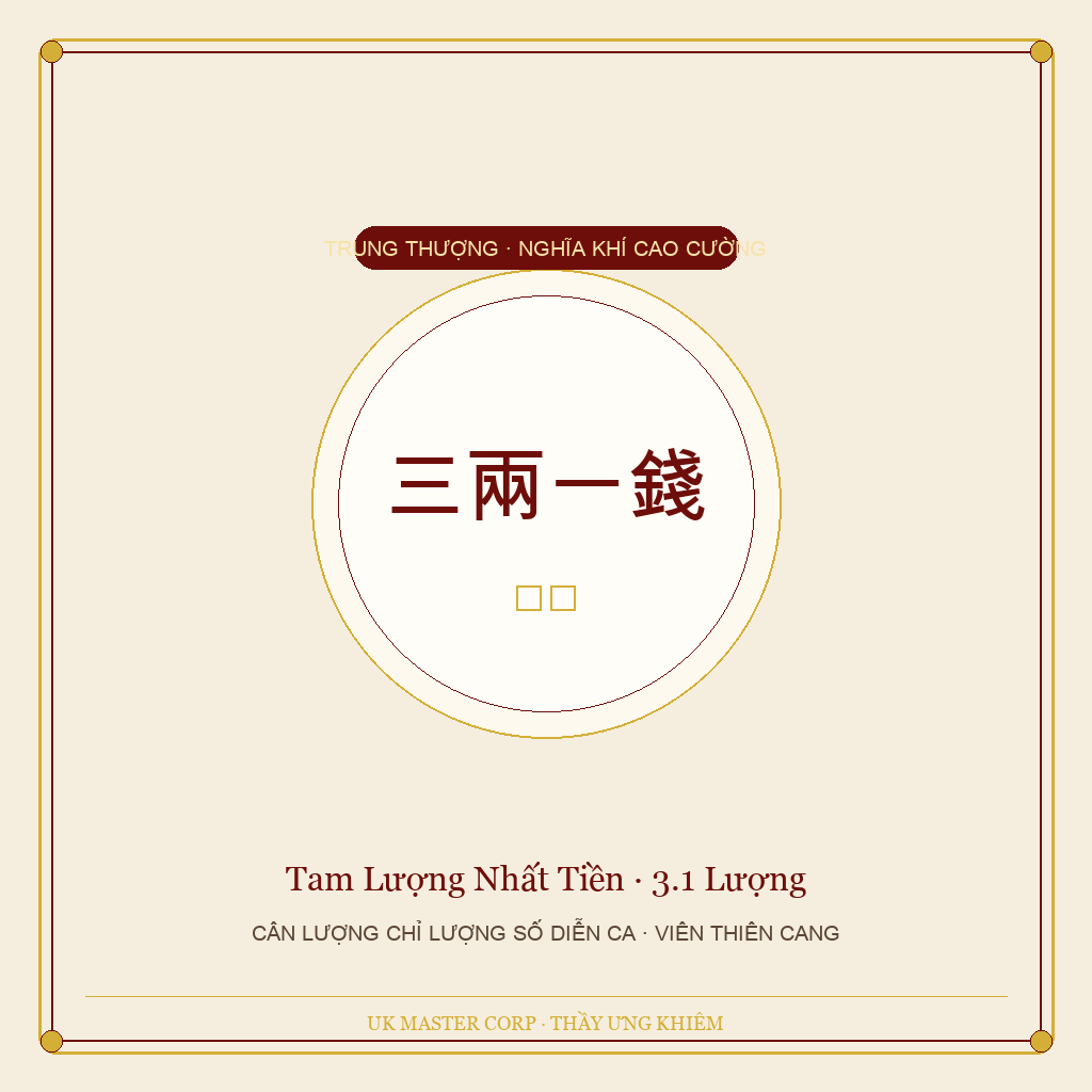 Tam Lượng Nhất Tiền - Paragraph 1
