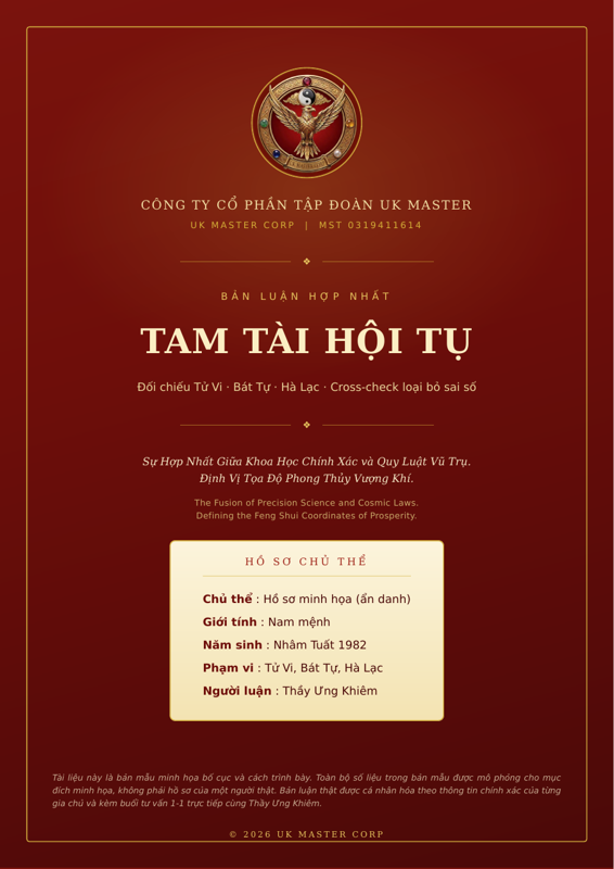 Xem trước bản mẫu hồ sơ Tam Tài Hội Tụ của Thầy Ưng Khiêm