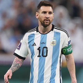 Portrait of Lionel Messi at the 2022 FIFA World Cup by Hossein Zohrevand, CC BY 4.0, Wikimedia Commons