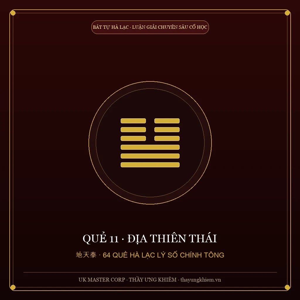 Dự Báo Hà Lạc - Quẻ 11: Địa Thiên Thái - UK Master Corp
