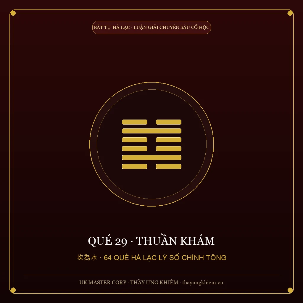 Nguyễn Hiến Lê Giảng - Quẻ 29: Thuần Khảm - UK Master Corp