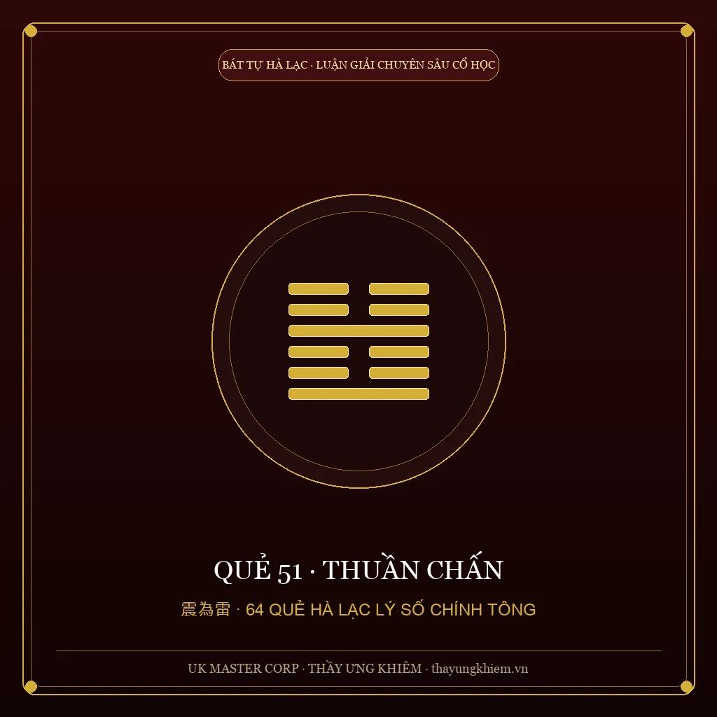Luận Giải Chuyên Sâu Từ Các Bậc Tiền Nhân - Quẻ 51: Thuần Chấn - UK Master Corp