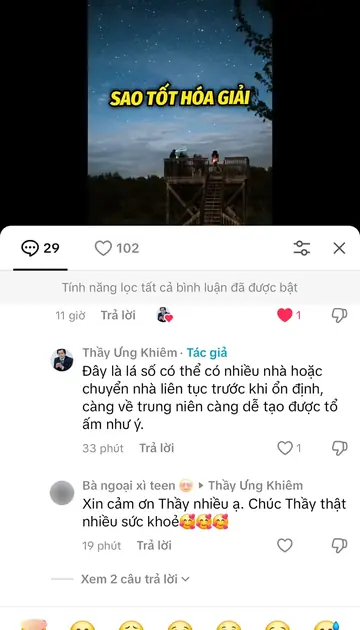 Bình luận của khán giả trên TikTok gửi Thầy Ưng Khiêm, ngày 06/04/2025