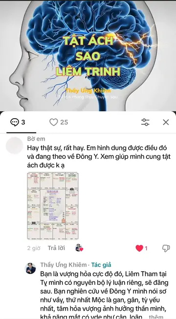 Bình luận của khán giả trên TikTok gửi Thầy Ưng Khiêm, ngày 26/10/2025