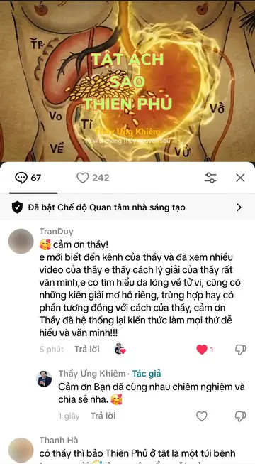 Bình luận của khán giả trên TikTok gửi Thầy Ưng Khiêm, ngày 11/11/2025