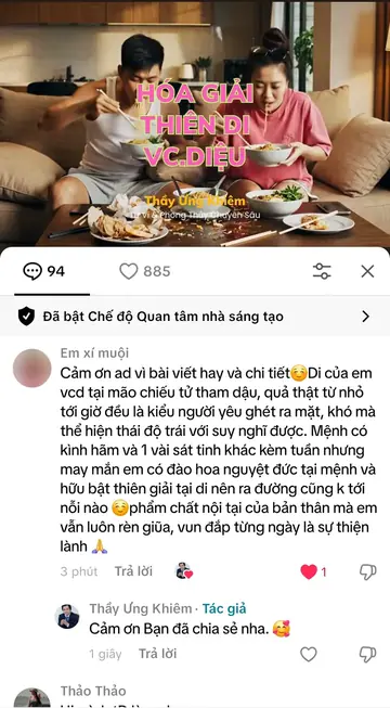 Bình luận của khán giả trên TikTok gửi Thầy Ưng Khiêm, ngày 30/11/2025