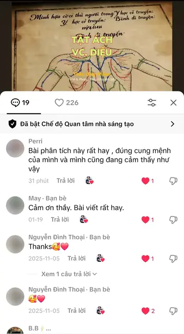 Bình luận của khán giả trên TikTok gửi Thầy Ưng Khiêm, ngày 11/02/2026