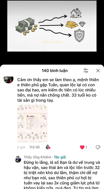 Bình luận của khán giả trên TikTok gửi Thầy Ưng Khiêm, ngày 03/05/2026