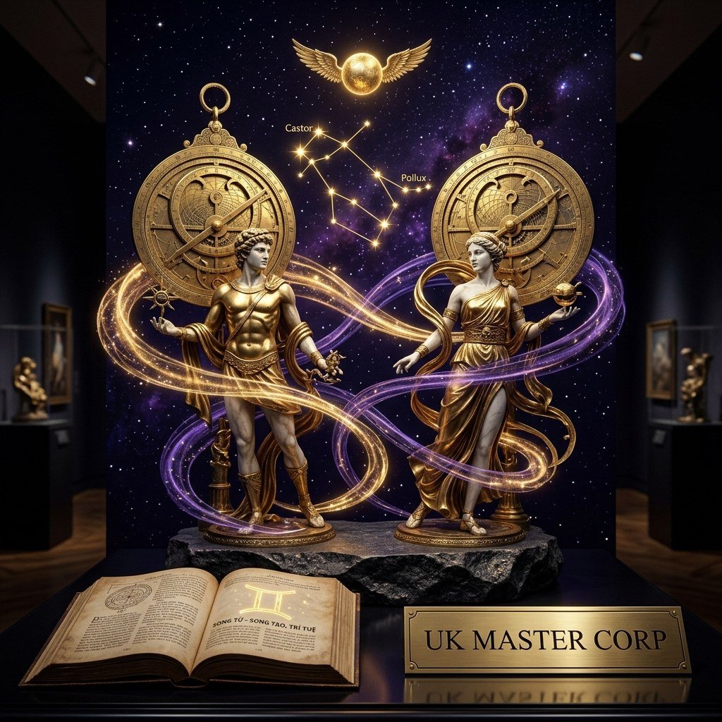 Biểu tượng nghệ thuật Cung Song Tử (Gemini ♊) · UK MASTER CORP
