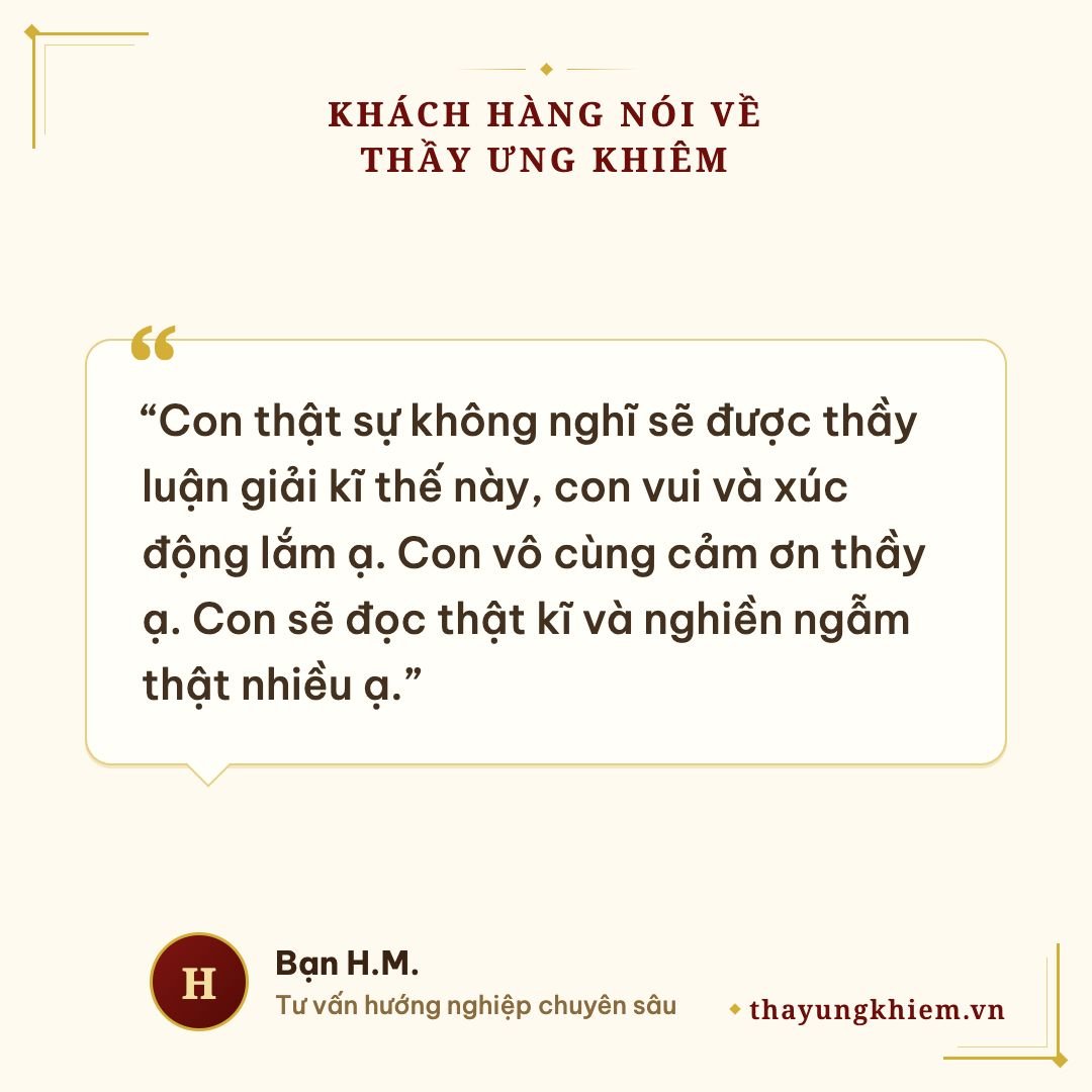 Phản hồi thật của khách hàng về dịch vụ luận giải, ảnh 6