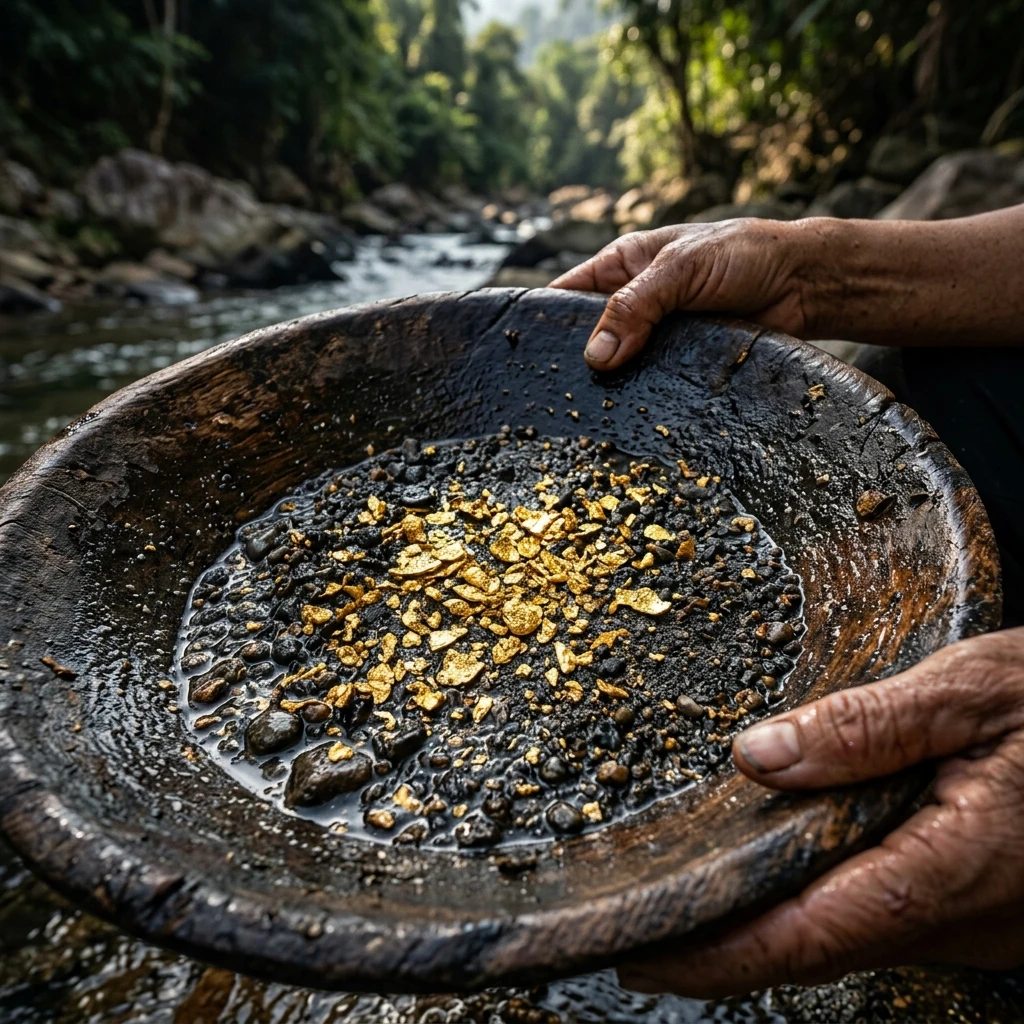 Nạp âm Sa Trung Kim nghĩa là vàng lẫn trong cát