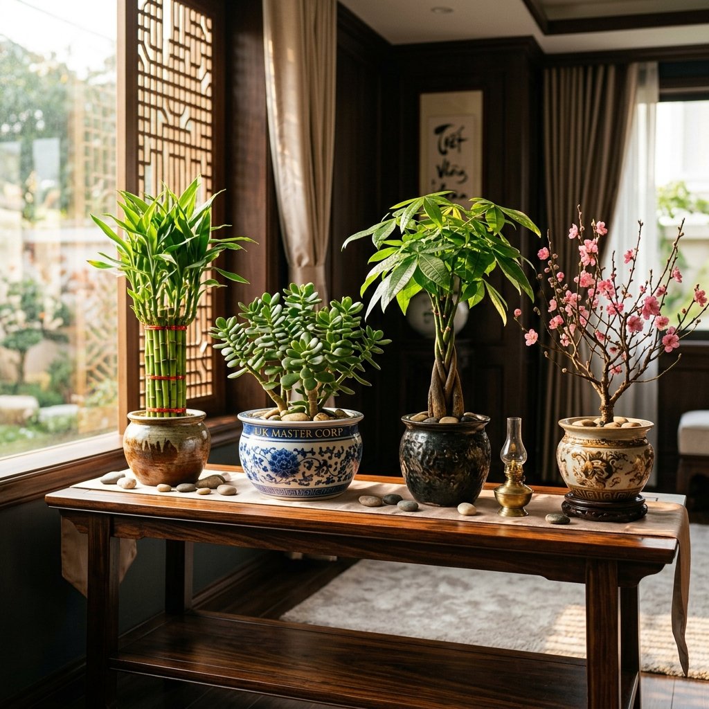 Cây phong thủy trong nhà Thầy Ưng Khiêm