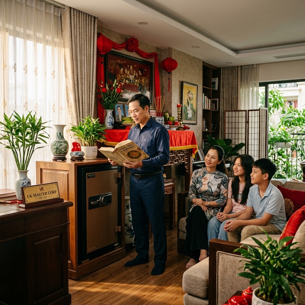 Bảng tra két sắt theo tuổi và mệnh: xác định hướng đặt két sắt phù hợp từng năm sinh