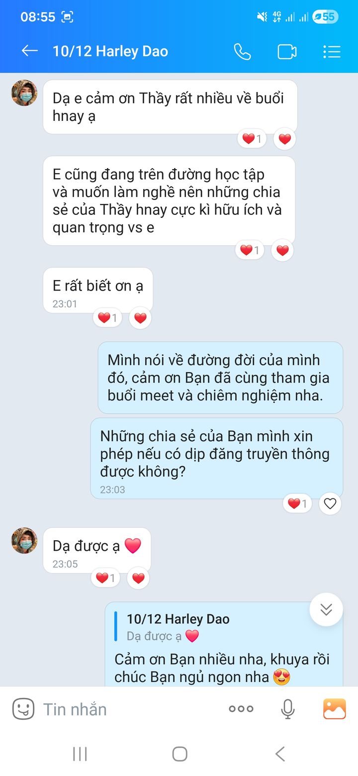Phản hồi học viên 3