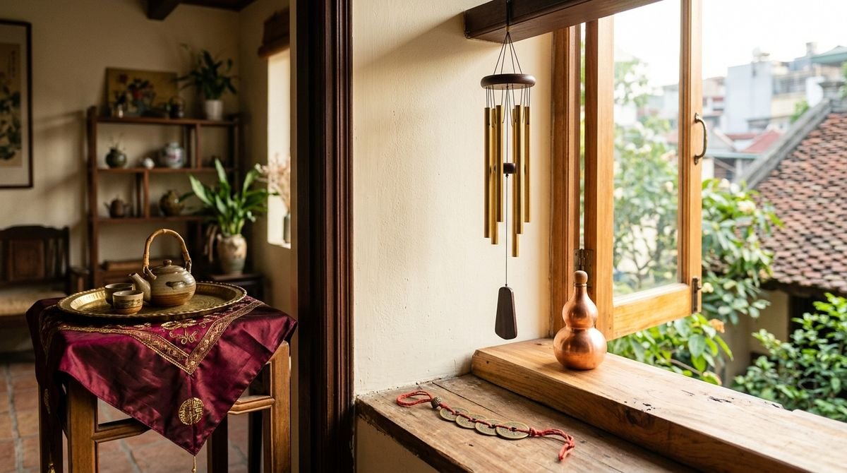 Chuông gió, hồ lô, Ngũ Đế, ảnh minh họa
