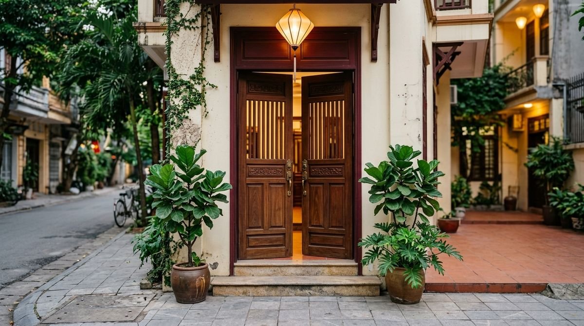 Phong thủy cửa chính, ảnh minh họa