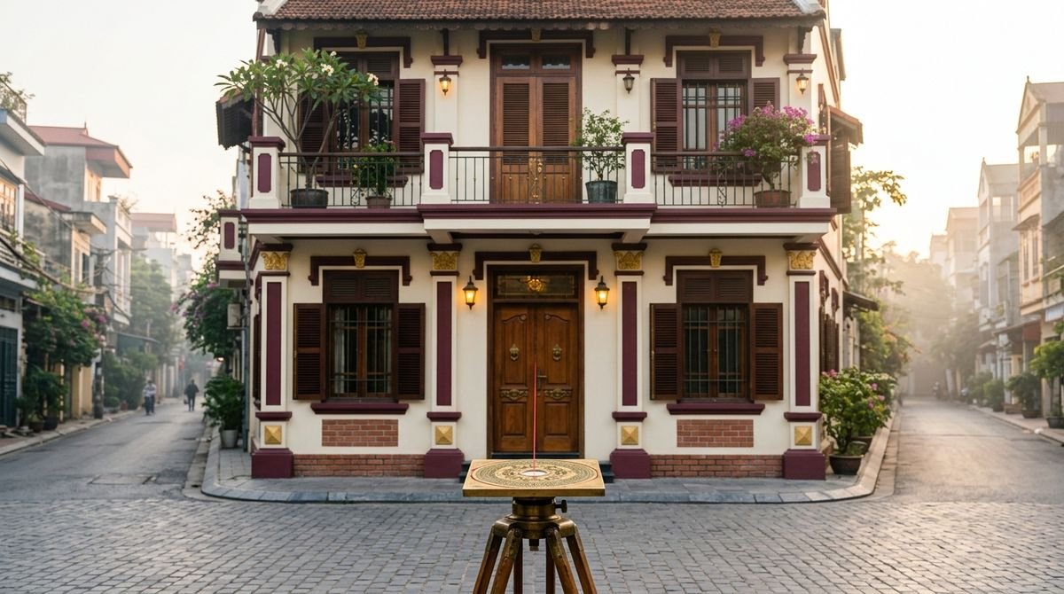 Great Kong Wang (Đại Không Vong): What Happens When a House Sits on the 45° Border Between Two Bagua Trigrams?