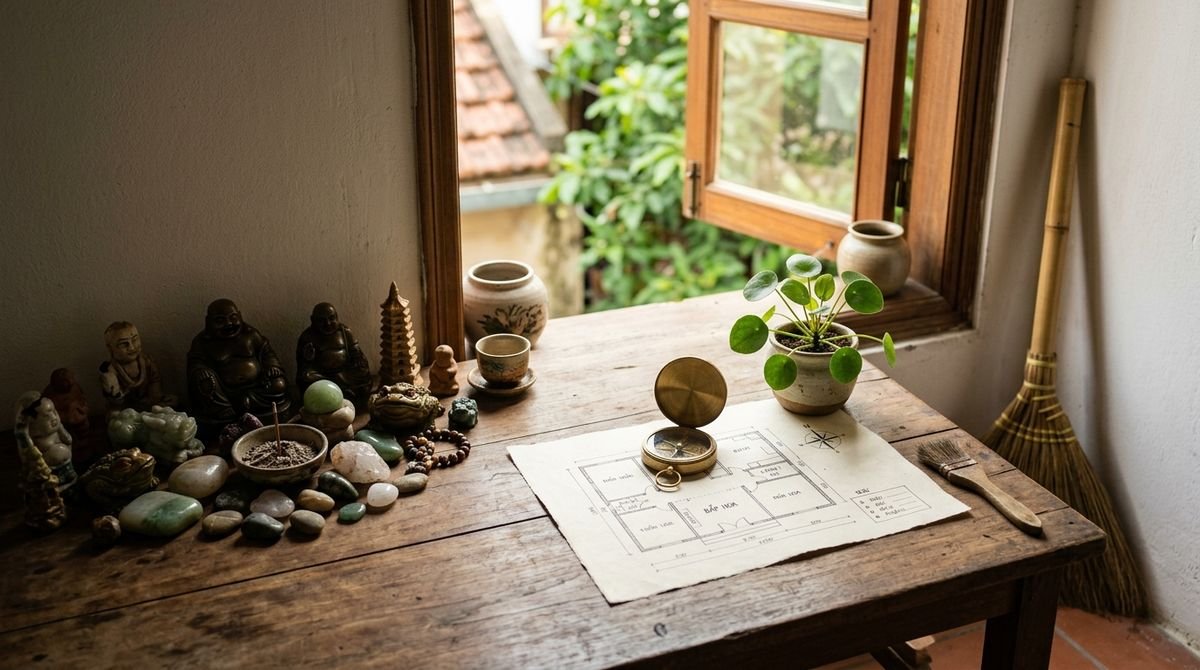Lầm tưởng phong thủy, ảnh minh họa