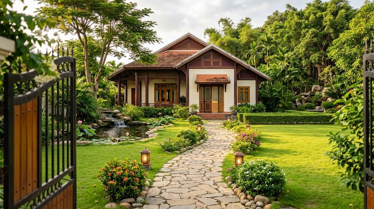 Phong thủy sân vườn, ảnh minh họa
