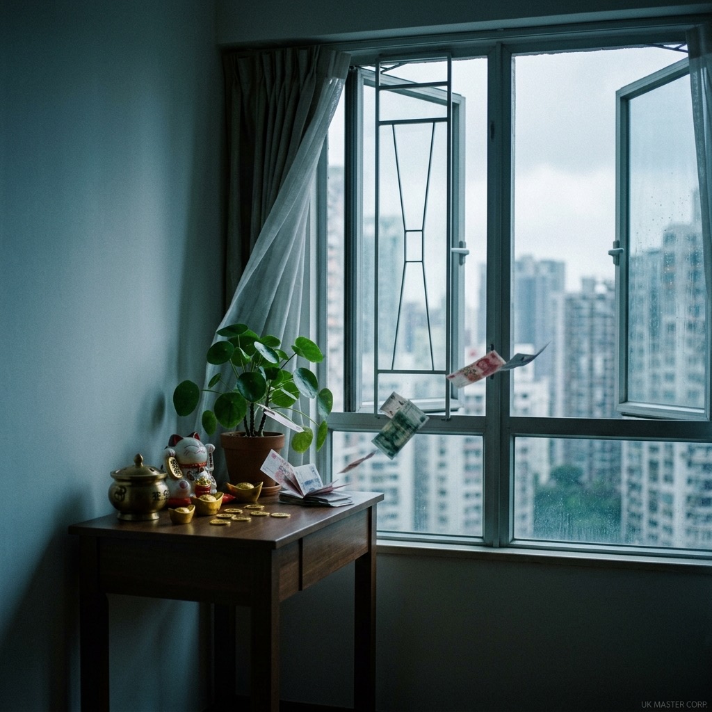 Cửa sổ mở ngay sau lưng tài vị gây lộ tài