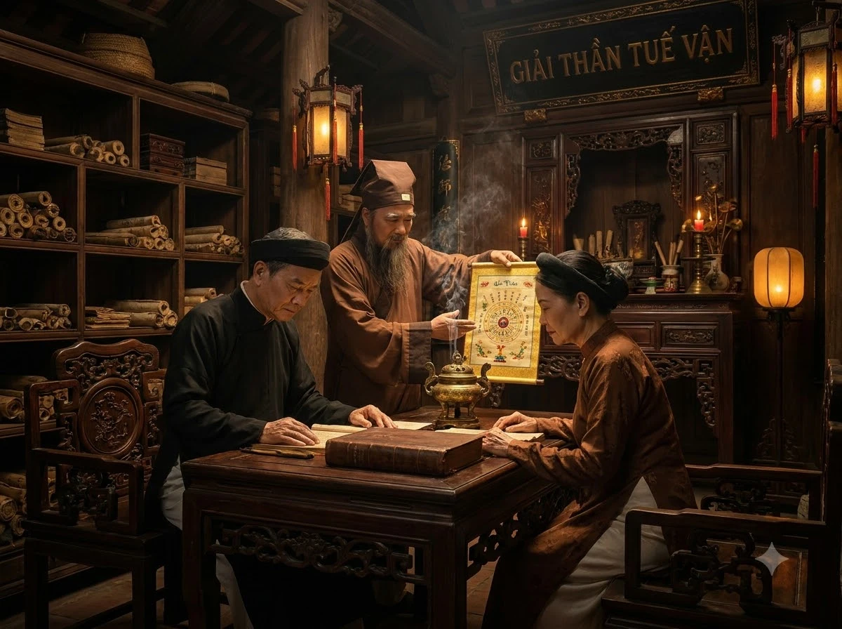Giải Thần ứng vào nam mệnh, nữ mệnh và khi gặp đại vận lưu niên
