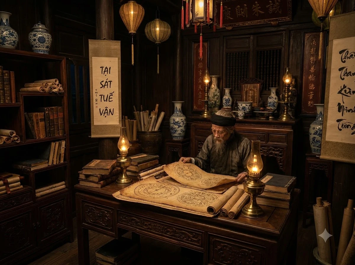 Tai Sát ứng vào nam mệnh, nữ mệnh và khi gặp đại vận lưu niên
