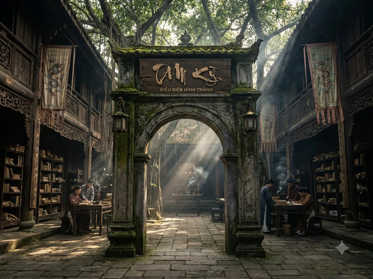 Điều kiện thành cách Tam Kỳ là ba can liền nhau và đúng thứ tự