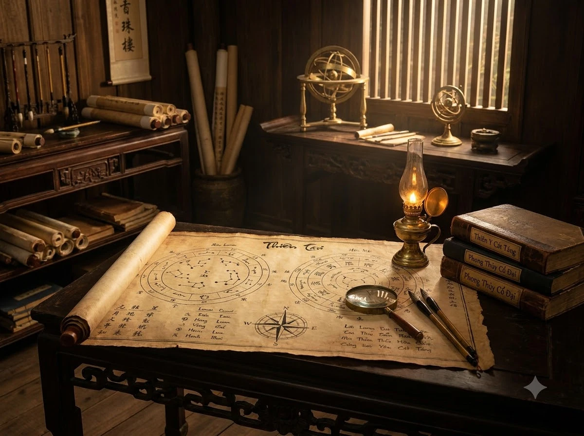 Bảng tra cách an Thiên Y theo tháng sinh lùi một chi