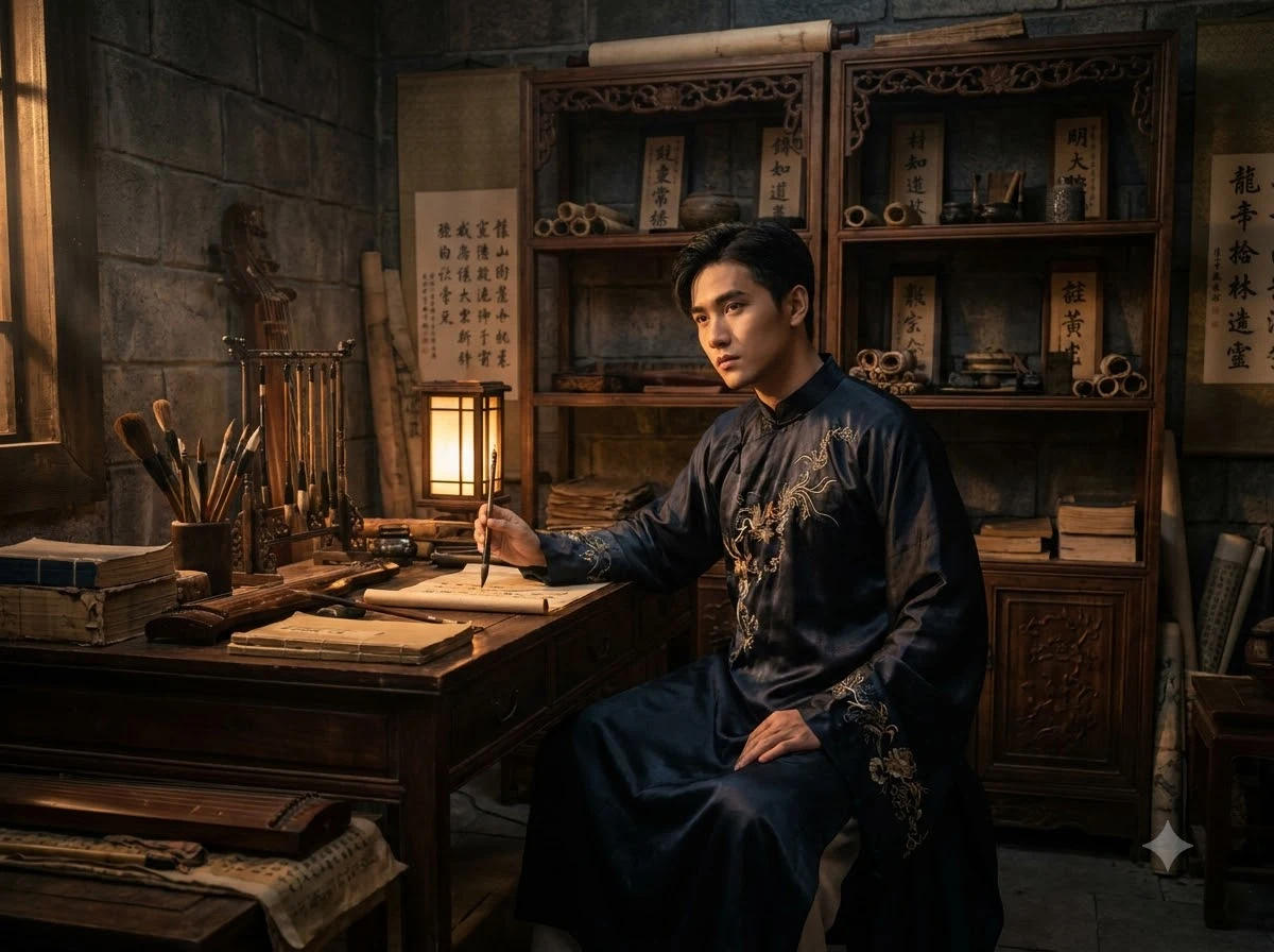 Thương Quan là thập thần tài hoa, biểu thị sáng tạo, biểu đạt và cái tôi phản nghịch