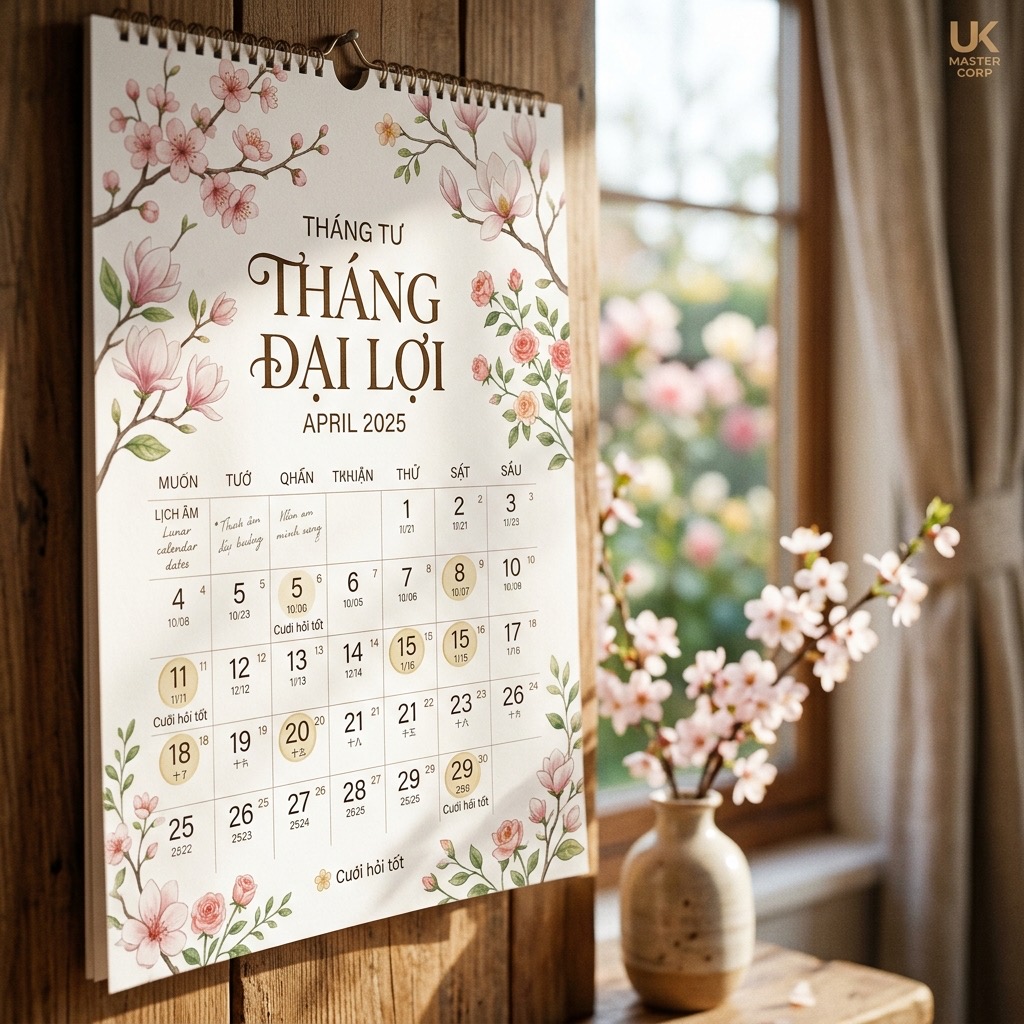 Các tháng tốt để kết hôn năm 2026