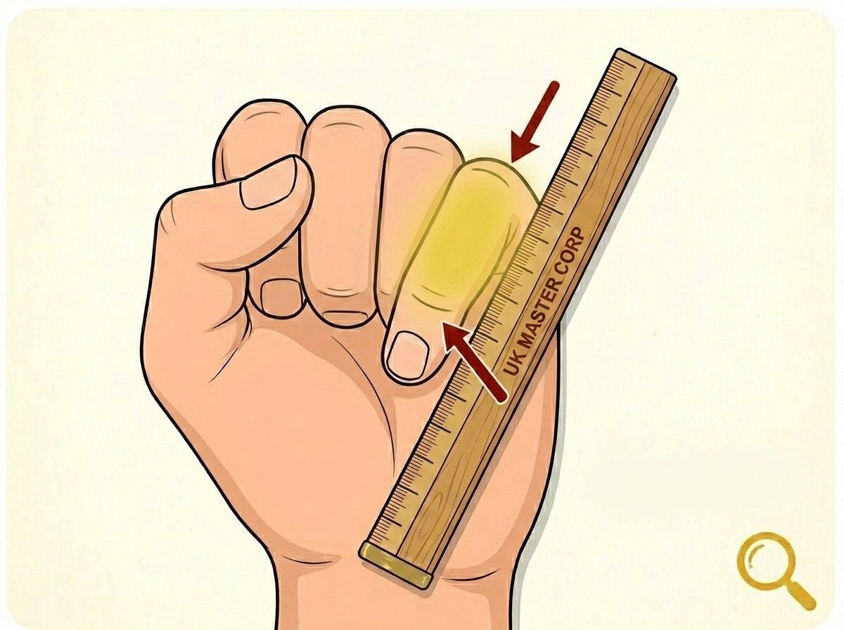 Hướng dẫn đo đốt giữa ngón út