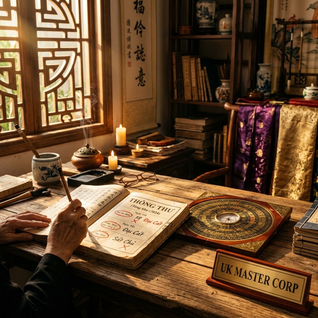 Trạch Nhật — Trạch Nhật (擇日) — Thuật chọn ngày tốt theo phong thủy cho xây dựng, động thổ, nhập trạch, cưới hỏi, an táng.
