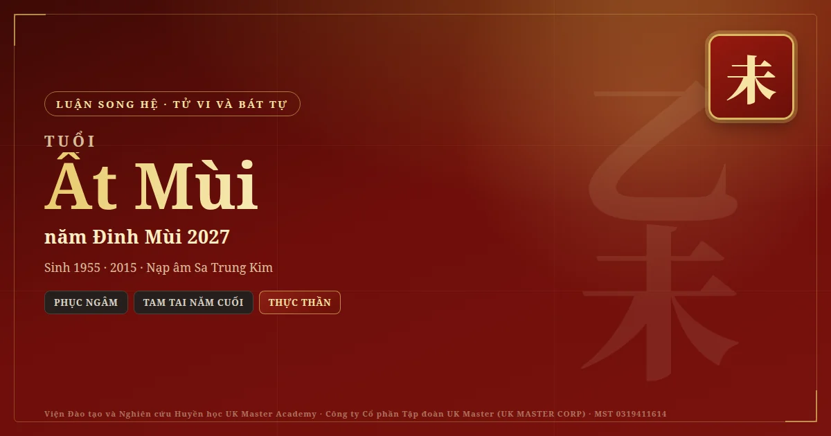 Tử Vi và Bát Tự tuổi Ất Mùi năm 2027