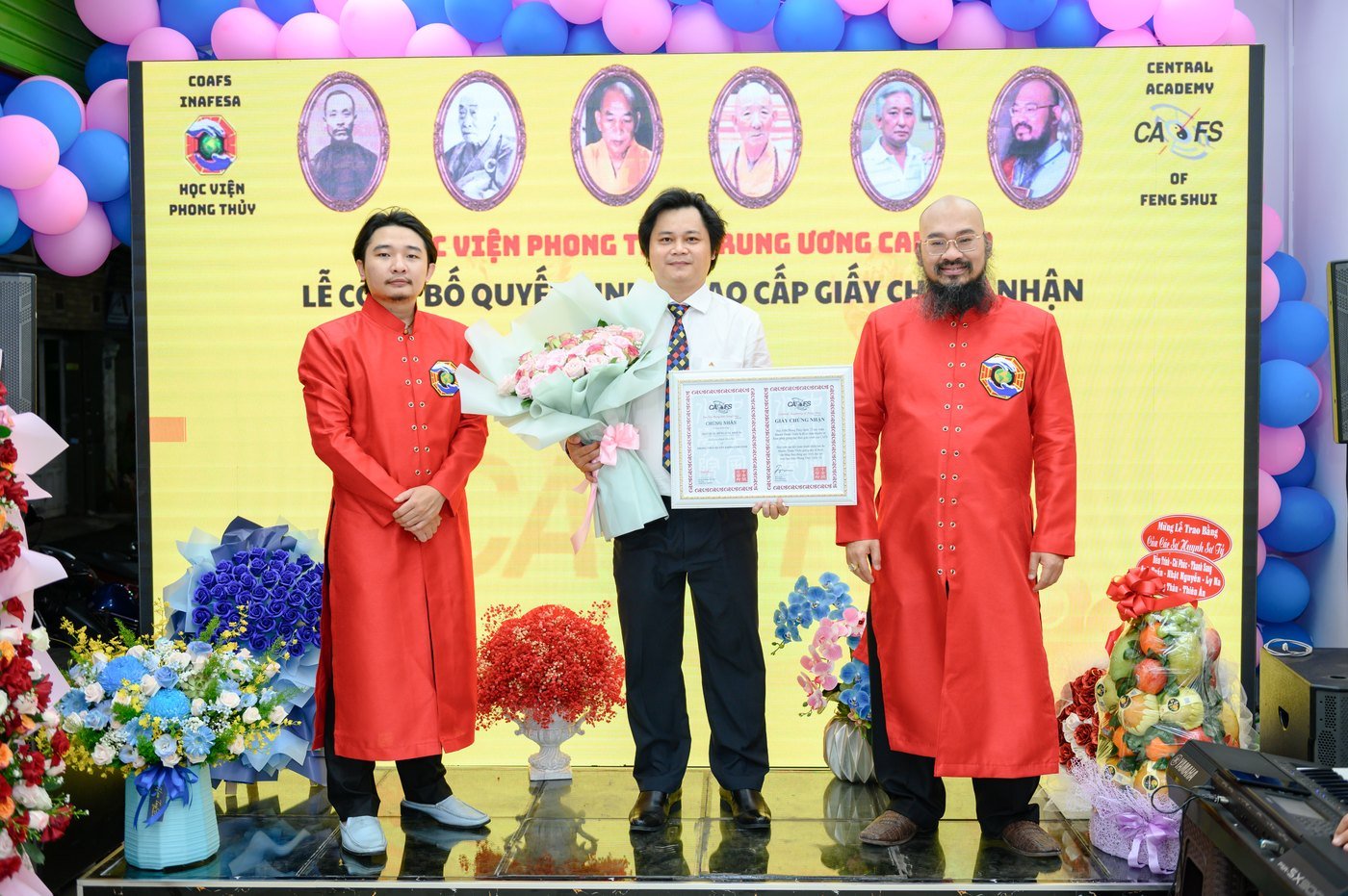Đón Nhận Bằng Chứng Nhận Học Thuật Viện Phong Thủy Trung Ương (CAFS & COAFS)