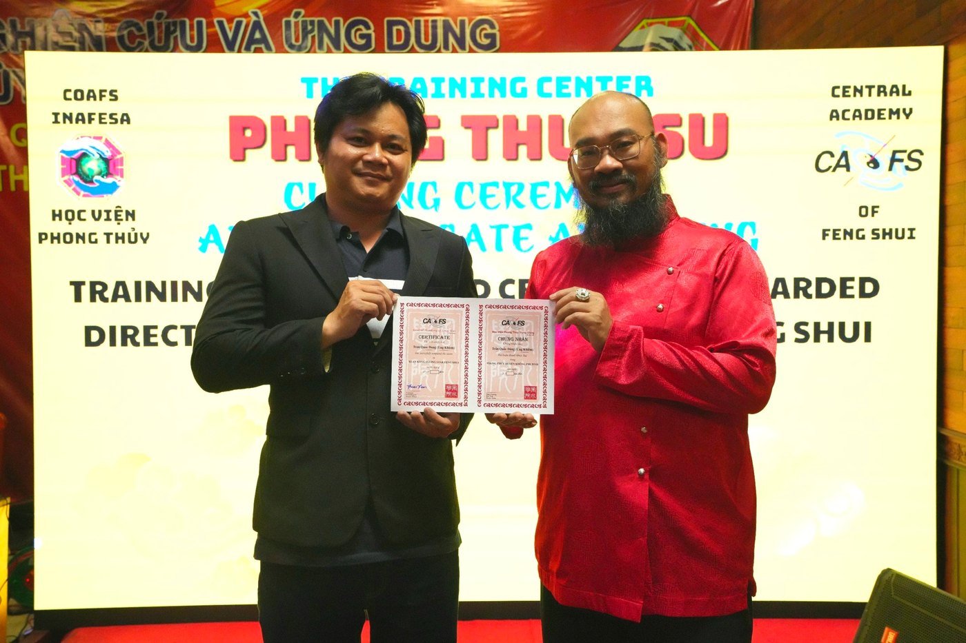 Chứng Nhận Chuyên Gia Huyền Không Phi Tinh Song Ngữ Việt - Anh