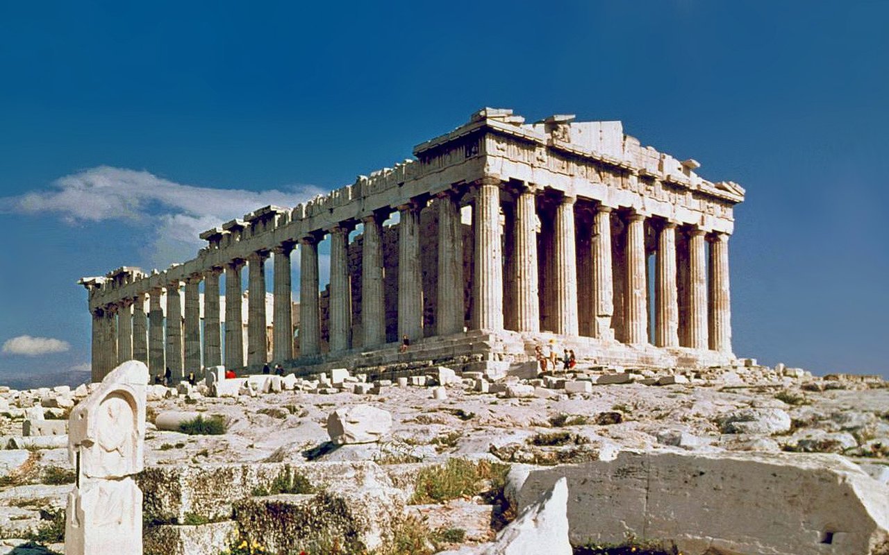 Đền Parthenon trên đồi Acropolis, Athens