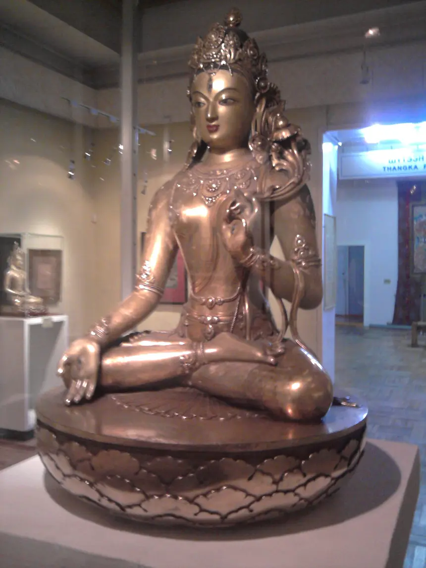Tara Trắng của Zanabazar, thế kỷ 17. Bảo tàng Mỹ thuật Zanabazar, Ulaanbaatar.