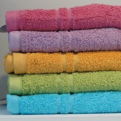 Brand-new soft cotton towels & clean crimson cloth for covering bowls